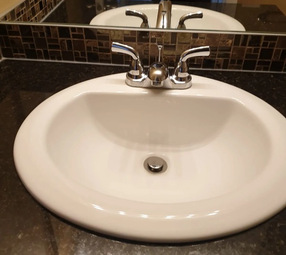 Cleaning Modern Wash Basin - Home Cleaners in Edmonton AB at De-Classic Cleaners