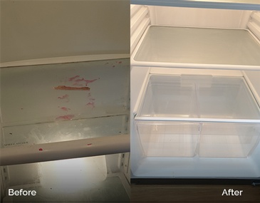 Refrigerator Cleaning Services by Edmonton Residential Cleaners at De-Classic Cleaners